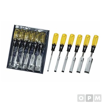 자재 목공끌-세트(4PCS) WCL-4S/6121925mm