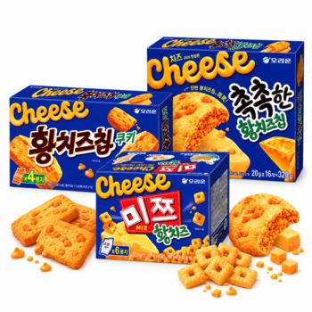 황치즈 촉촉한 황치즈칩 + 황치즈칩 쿠키 + 미쯔 황치즈 세트 798g