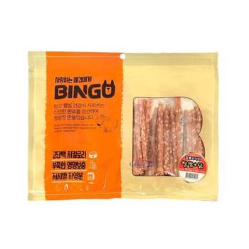 애견간식 빙고 숯불 쌀밥 사사미 400g 1팩