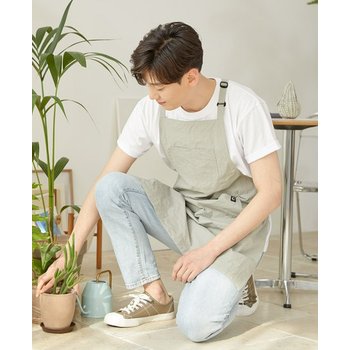 [팀쿡]페더 에이프린 앞치마 - 그레이