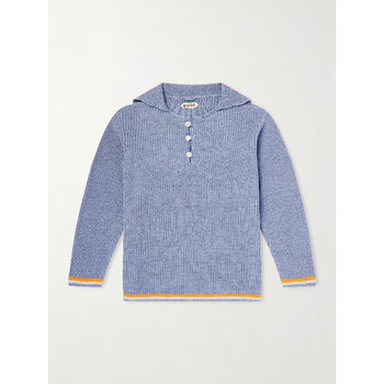 25 FW 보디 Blue Boat Deck Ribbed Virgin Wool Sweater TP571308776