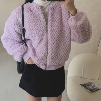 여성 겨울 테베즈 퍼집업 점퍼 아우터 자켓