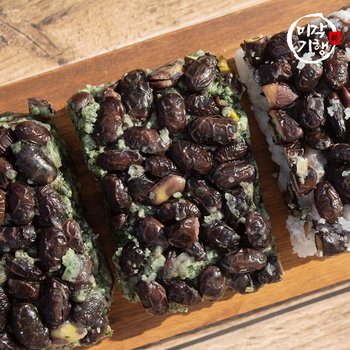 [청춘떡방] 공주 서리태 쑥설기 10개입 (100g*10EA)