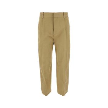 [X45]보테가 베네타 771735V1YO0 9640 Beige cotton cropped cut pant