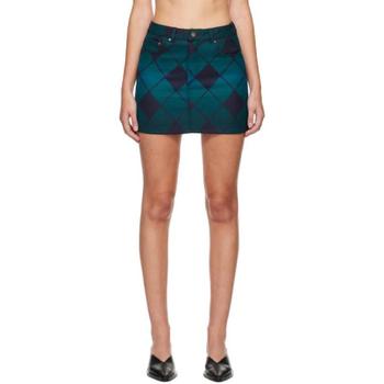 25 FW 알루와리아 블루 Woolmark Prize 미니 스커트 222291F090006