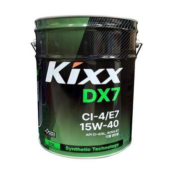 L2062P20K4 GS칼텍스엔진오일(디젤) 1EA Kixx DX7 CI-4/E7 15W-40_20L