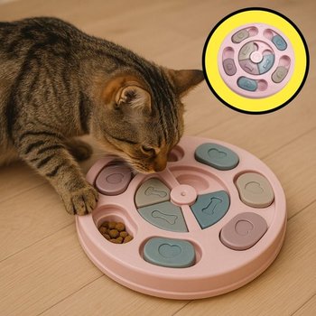 강아지 고양이 먹이퍼즐 반려견 반려묘 먹이 간식 고양이 길고양이급식소 먹이