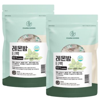 레몬밤차 티백 50개입 2팩