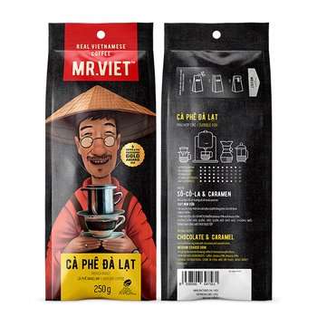 [오늘출발] 초콜릿, 카라멜 향 달랏 분쇄원두 / 베트남커피 미스터비엣 250g