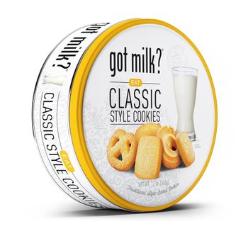 [해외] GOT MILK? 전통 덴마크식 버터 쿠키 340g 기프트 틴