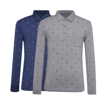 남자 팔로스 긴팔 골프 캐주얼 티셔츠