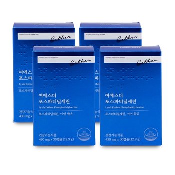 에스더포뮬러 여에스더 포스파티딜세린 430mg x 30캡슐 X 4박스 I W