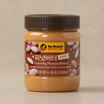 노브랜드 피넛버터 크런치 340g
