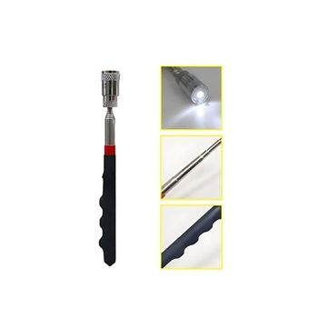 LED 자석 픽업툴 5단 길이조절 자석봉 나사 철물수거 텔레스코픽자석