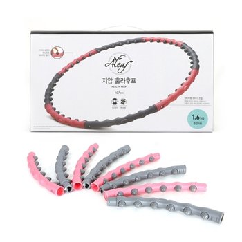 지압 훌라후프 1.6KG 48개 에어쿠션 다이어트