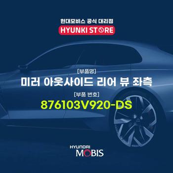 미러 아웃사이드 리어 뷰 좌측 (876103V920-DS)