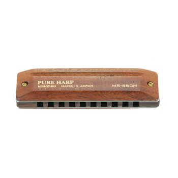 [해외] SUZUKI 스즈키 10홀 하모니카 PURE HARP MR-550H B플랫조