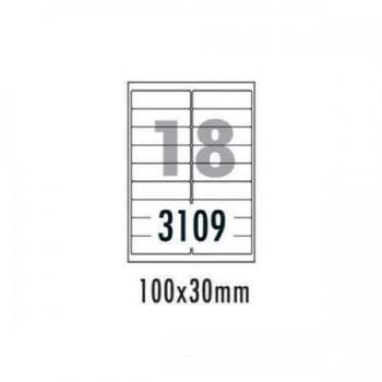 폼텍 FU71WA41 주소용라벨 LQ-3109 (20매 18칸)