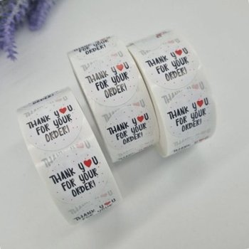 배민배달스티커 주문 감사 롤 스티커 (WFIFDGG)