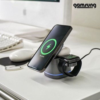 감성공장 3in1 무선 충전기