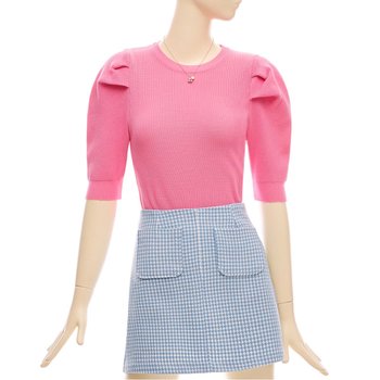 [신세계백화점]핀턱퍼프소매슬림니트_BF3S1KT2051