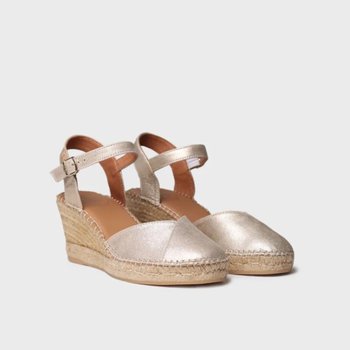 [해외] [TONIPONS - BIANCA AS] 토니폰즈 비앙카 에스파듀 여성 웨지 구두 힐 샌들 Champagne