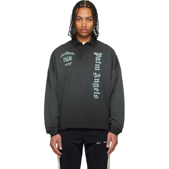 팜앤젤스 블랙 달러 로고 폴로 셔츠 PMGC01CF25JER0011305 TP867261920