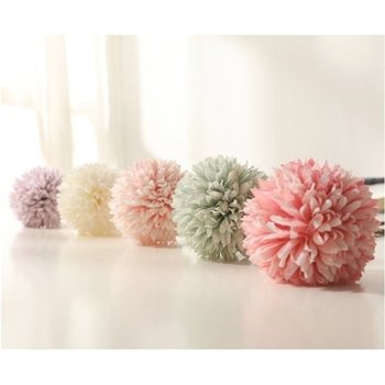 퐁퐁 국화 조화 5c 인테리어 장식 폼폼 폼폰 소국 민들레 실크플라...
