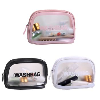 세면백 뷰레이터닷컴 투명 워시백 세면백 라운드(반달형)