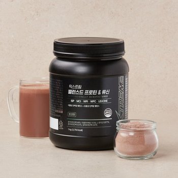 [NEO택배][익스트림] 밸런스드 프로틴&류신 헬스 단백질보충제 1kg 1통(25일)