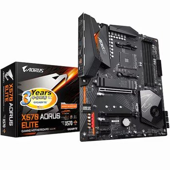 중소기업 [중고] GIGABYTE X570 AORUS ELITE 최신바이오스업데이트완료+썸멀포함 판매합니다.