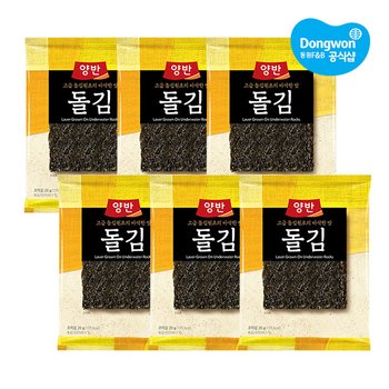 [동원]?돌김25호 전장김 (5장x1봉) x6개