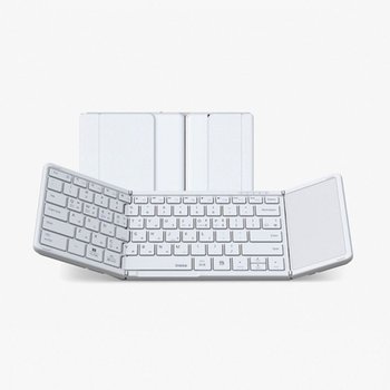 [VCMT7M3G]무선 접이식 키보드 화이트 XK905B 개(1개입)