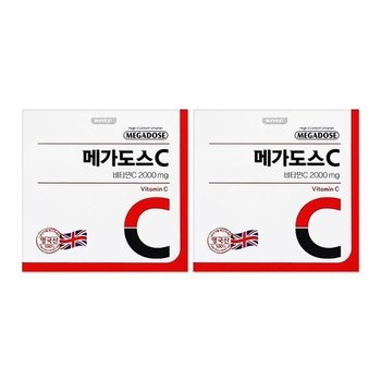 고려은단 메가도스C 비타민C 2000 2g 100포 2개/mjc