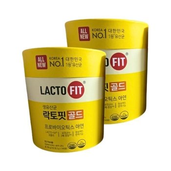 락토핏 골드 140포 x2통 (280일분) All New 리뉴얼 보장균수 40억CFU
