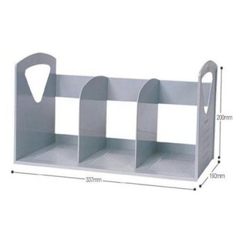 [VC0L8K50]책꽂이 청색 서류꽂이 MO 신형3단 95092 2개입