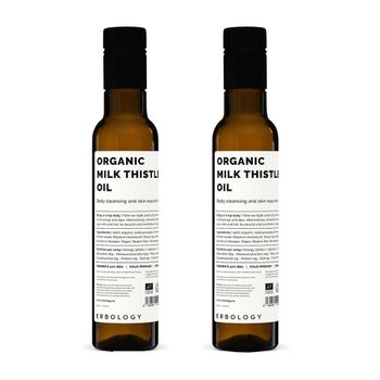 Erbology Organic Milk Thistle Oil 에볼로지 오가닉 밀크씨슬 오일 250ml 2개