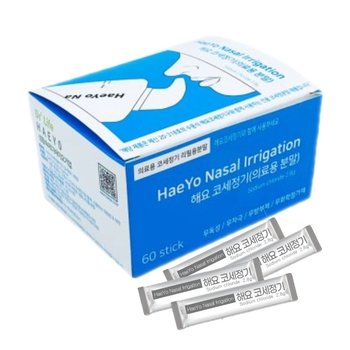 코세척 코세정 분말 60포 생리식염수코세척 코청소