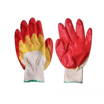 송학표 보령 이중황 코팅장갑 천연라텍스 100켤레묶음-W296589