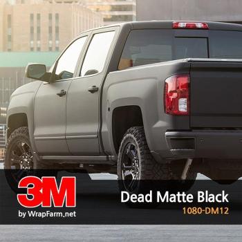 3M [2080-DM12] 매트 블랙 차량 셀프 랩핑 필름 시트지 카스킨 생활보호 패키지  (S2740767)