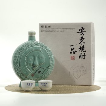전통 기와800(안동소주40도 800ml 1병 / 잔2)