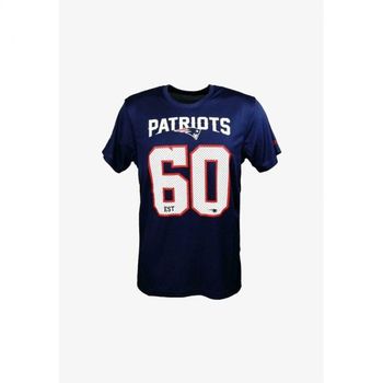 [해외] 뉴에라 뉴 에라 잉글랜드 패트리어츠 NFL 서포터즈 티셔츠 네이비 유니섹스 - 프린트 블라우 806