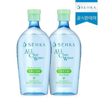 센카 올 클리어 워터 미셀라 포뮬러 프레시 400ml 2개