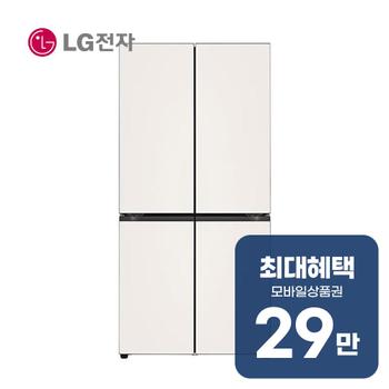 LG 디오스 오브제컬렉션 더블매직스페이스 냉장고 871L M875GBB231 렌탈 60개월 월 106900원