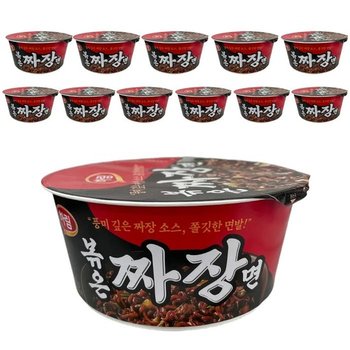 하림 볶은 짜장면 컵 107g 12개 (52498896)