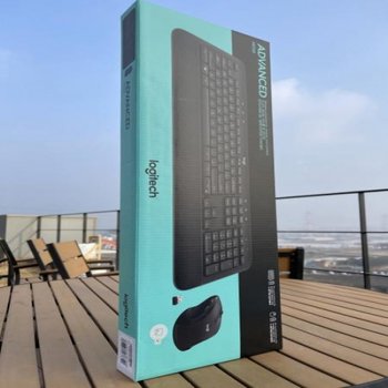 로지텍 어드밴스드 풀사이즈 무선 콤보 MK545 블랙