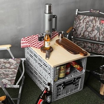 아이카사 폴딩박스 우드상판 두께 20T (L)