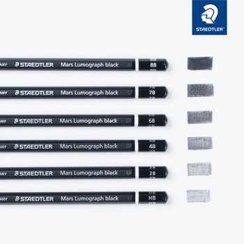 스테들러 마스 루모그라프 아티스트 블랙연필 100B (12본입)