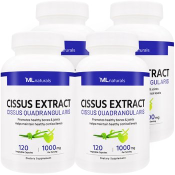 [해외직구] 신제품 4병 마이라이프 내추럴스 시서스 추출물 1000mg 120 야채캡슐