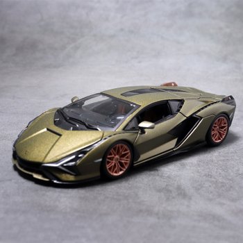 [MAY TAT TOY PRODUCT FTY., Ltd]브라고 1:24 람보르기니 시안 FKP37 매트그린 다이캐스트 모형 자동차